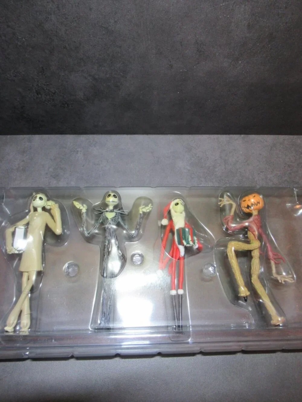 NIB VTG NIGHTMARE BEFORE CHRISTMAS Jack 4 Figurine Set JUN Planning N-162 (B)